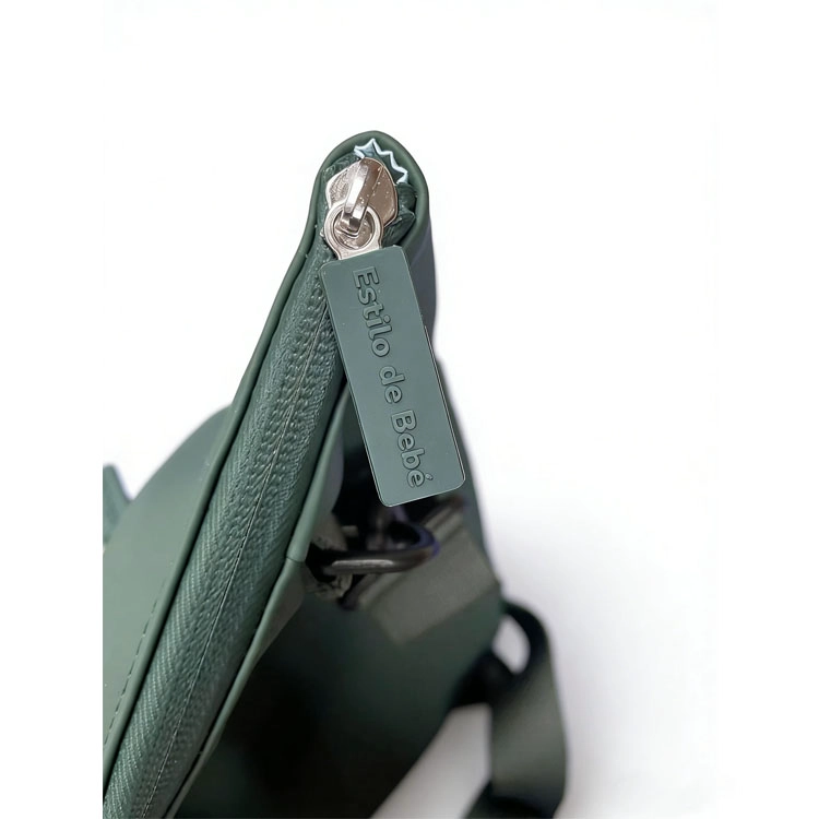 Mochila Pañalera para Papás Verde Oscuro 20L con Cambiador Portátil - 5