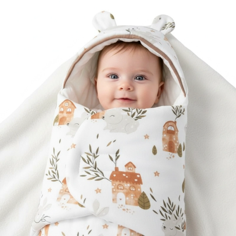 SAQUITO DE DORMIR PARA BEBE  100% ALGODON – BOSQUE ENCANTADO - 4