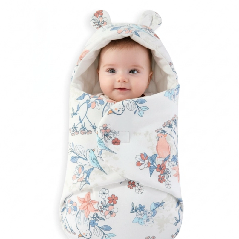 SAQUITO DE DORMIR PARA BEBE  100% ALGODON – FLORES DEL SUEÑO - 2