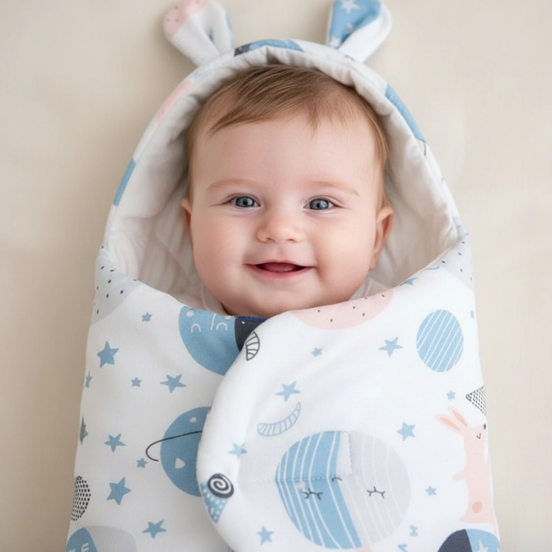 SAQUITO DE DORMIR PARA BEBE  100% ALGODON – PEQUEÑO UNIVERSO - 3