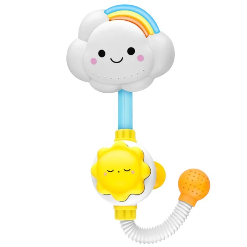 JUGUETE DE BAÑO PARA BEBE S NUBE Y SOL | DUCHA DE AGUA INTERACTIVA - 1