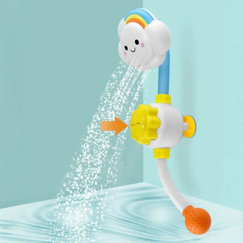 JUGUETE DE BAÑO PARA BEBE S NUBE Y SOL | DUCHA DE AGUA INTERACTIVA - 3
