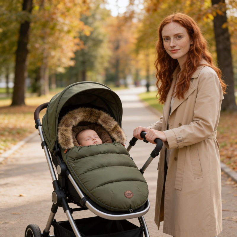SACO COCHECITO BEBE  IMPERMEABLE ANTIVIENTO - 2