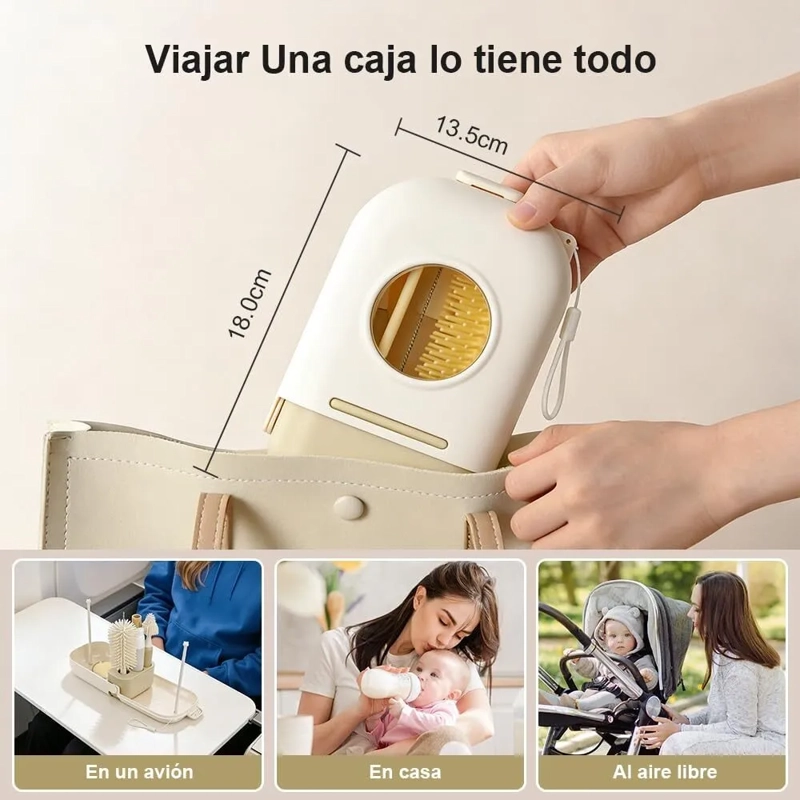SET LIMPIADOR DE MAMADERAS 7 EN 1 – PORTATIL Y LIBRE DE BPA - 7
