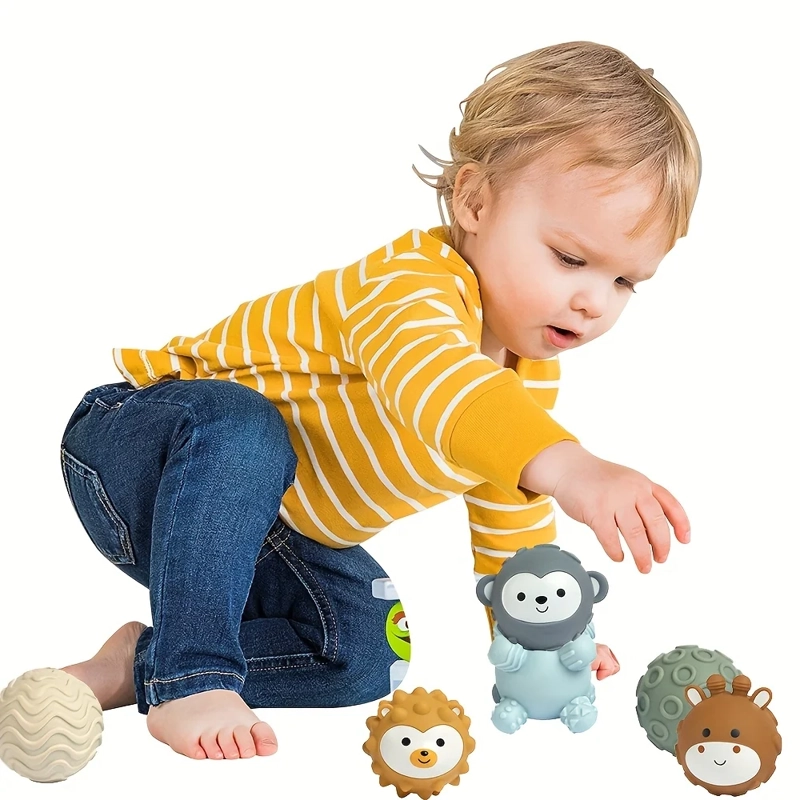 SET SENSORIAL KOALA 13 PIEZAS – TORRE APILABLE Y BOLAS SENSORIALES 6M+ - 1