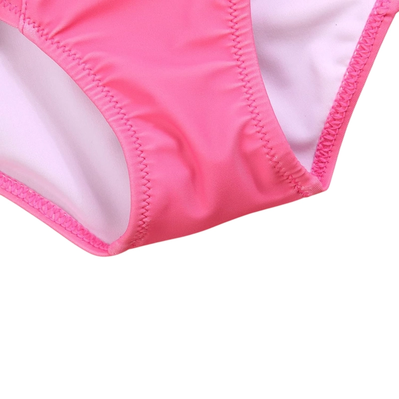 TRAJE DE BAÑO NIÑA CABALLITOS DE MAR ROSADO - 3