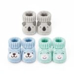 SET 3 PARES ZAPATITOS CROCHET BEBE  RECIE N NACIDO - 6