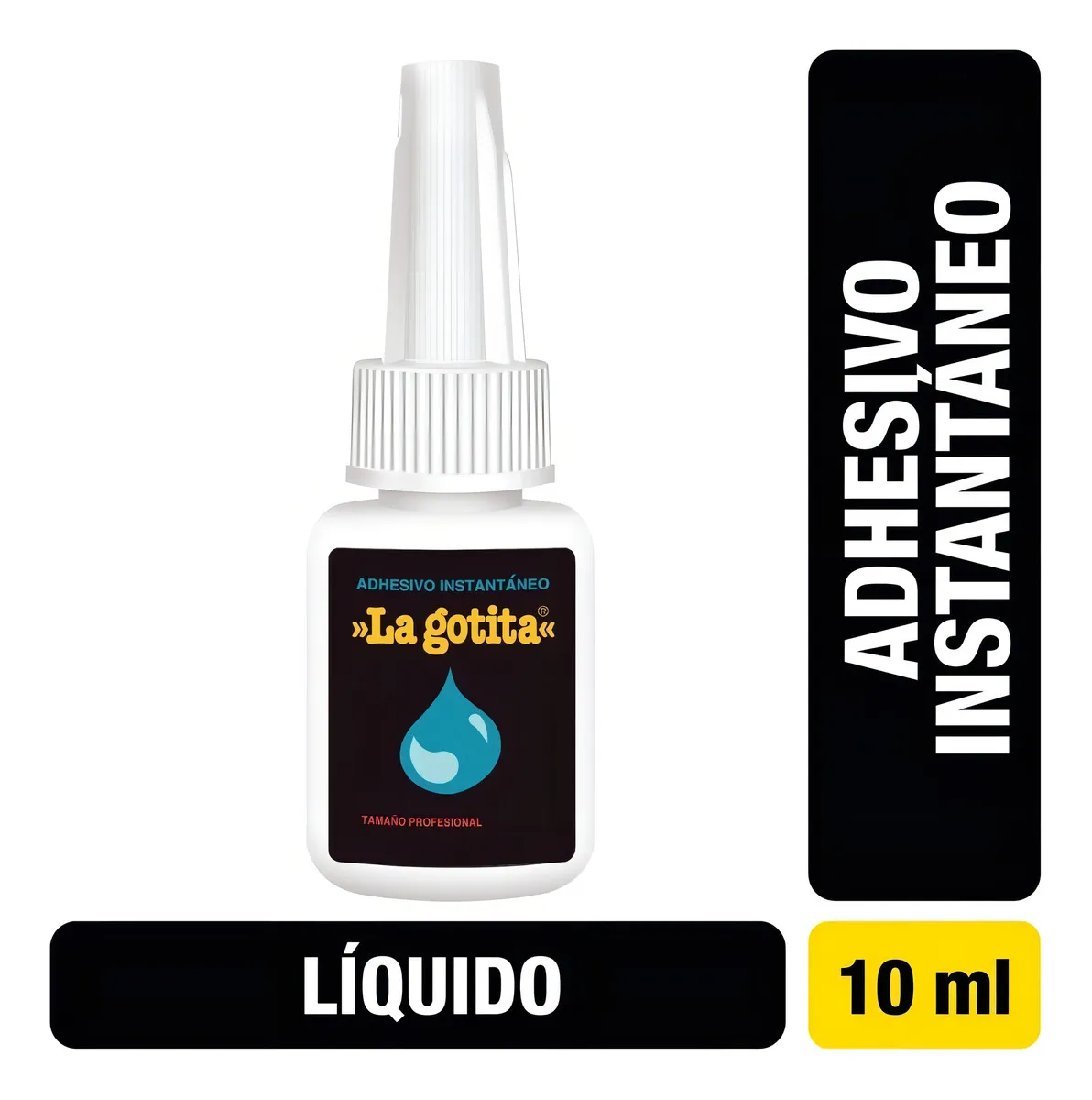 ADHESIVO INSTANTÁNEO LA GOTITA 10ML COLOR BLANCO - 4