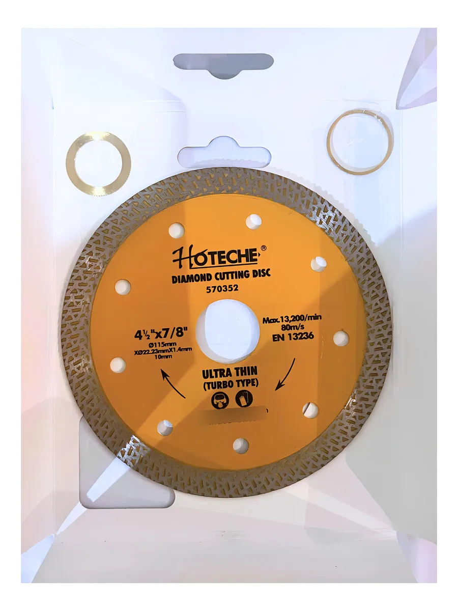 DISCO HOJA SIERRA DE DIAMANTE TURBO 4 1/2 PULGADAS TOOLMAK - 3