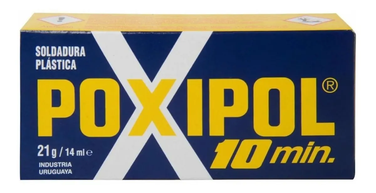 POXIPOL, SOLDADURA PLÁSTICA 14 ML COLOR GRIS - 1
