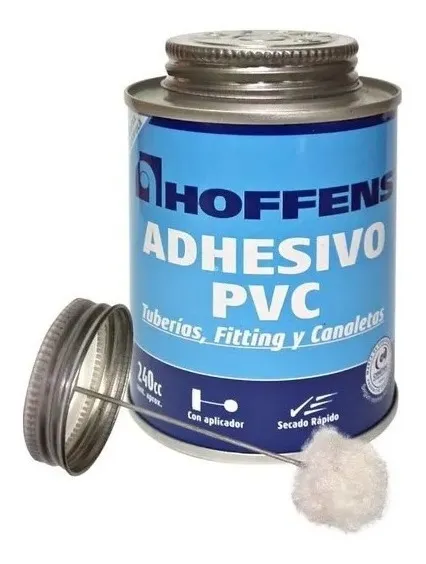 ADHESIVO PVC HOFFENS 240CC S/R LATA - 1
