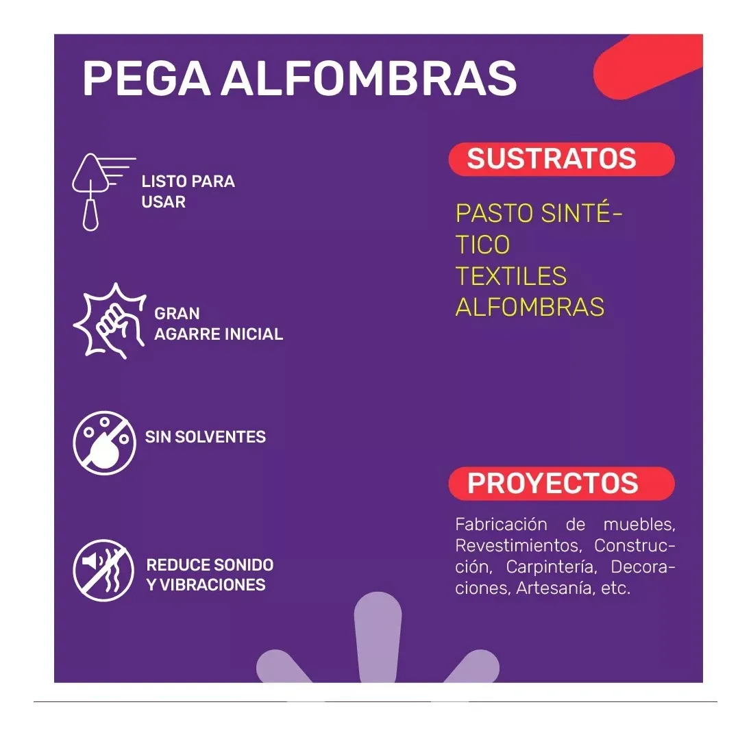 AFIX PEGA ALFOMBRAS GALÓN 4,5 KG - 2