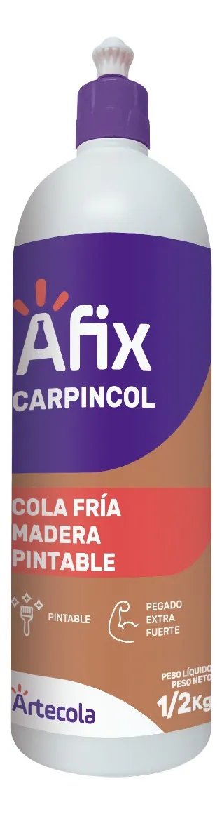 AFIX COLA FRIA MADERA PINTABLE BOTELLA 1/2 - 1