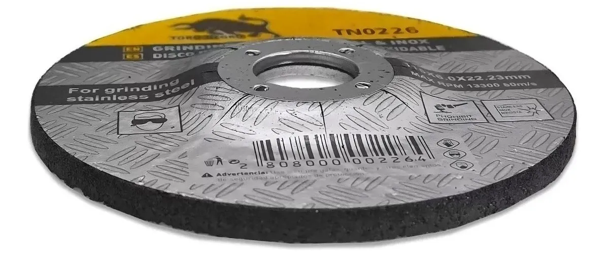 TORO NEGRO 5 DISCOS DE DESBASTE 4 1/2 PULGADAS 115MM - 4