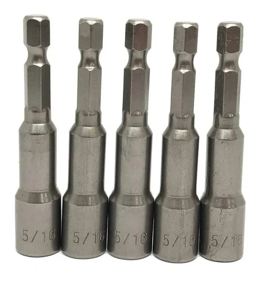 JUEGO PUNTA DE DADOS PARA TALADRO 5/16 5PCS 65MM - 2