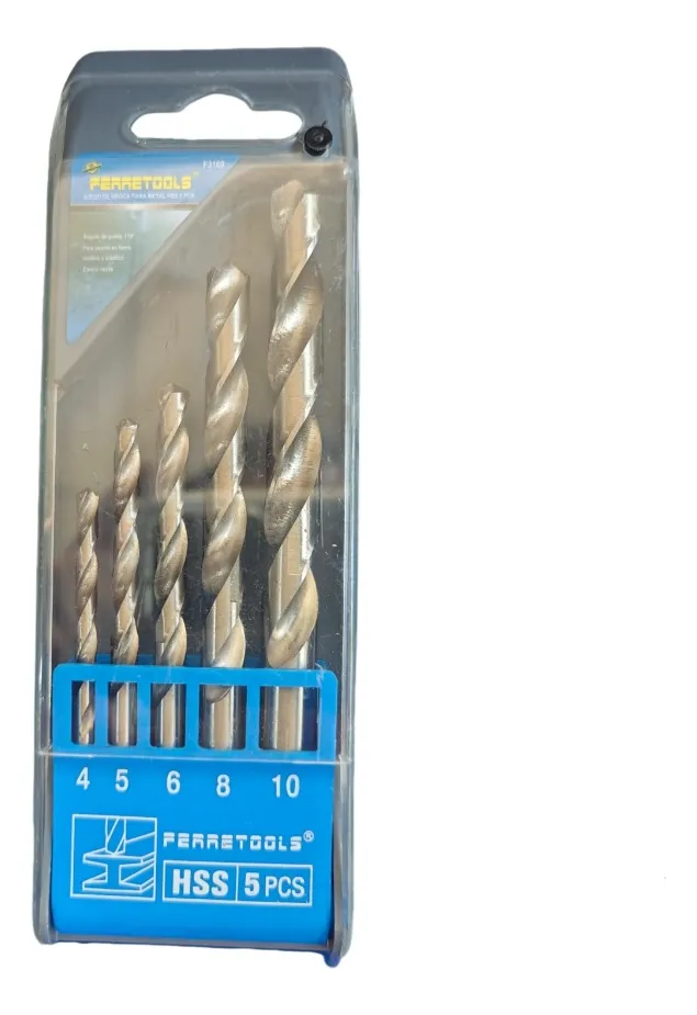 JUEGO DE BROCAS PARA METAL 5 PIEZAS - 1