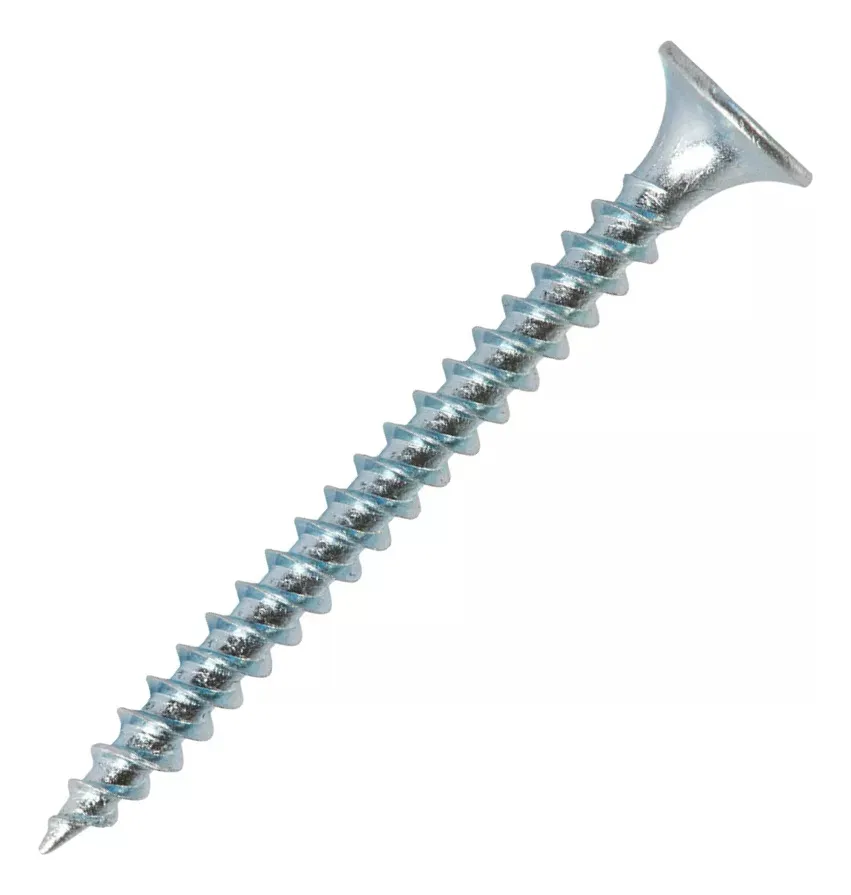 TORNILLO VULCANITA PUNTA FINA 6 X 1 1/4 ZINC (BOLSA 1000 U) - 1