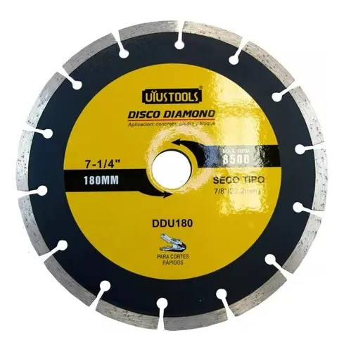 DISCO DIAMANTADO 7 180MM CORTE SEGMENTADO CONCRETO - 2