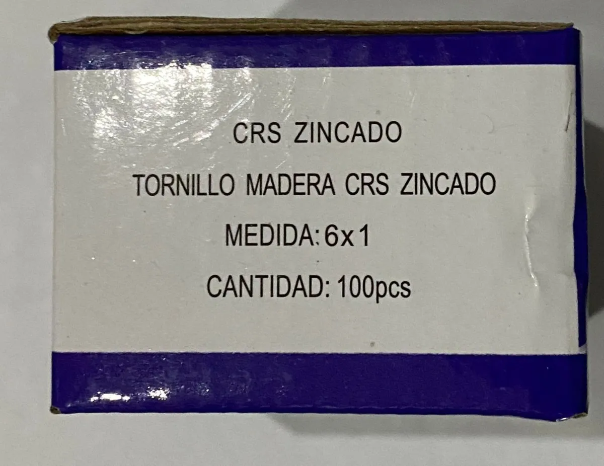 TORNILLO VOLCANITA CRS ZINCADO 6 X 1 X 1000 UND - 2