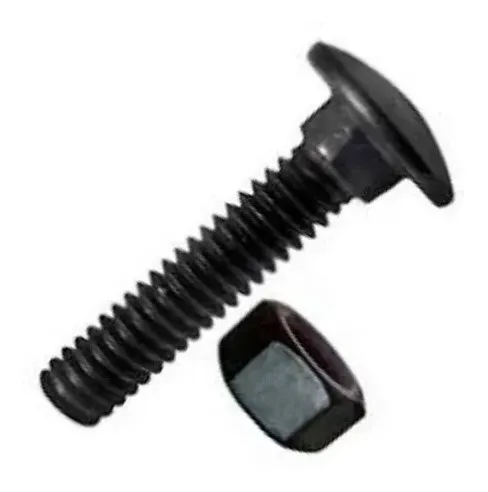 PERNO COCHE 5/16 X 4 PAVONADO CON TUERCA 100 UND - 1