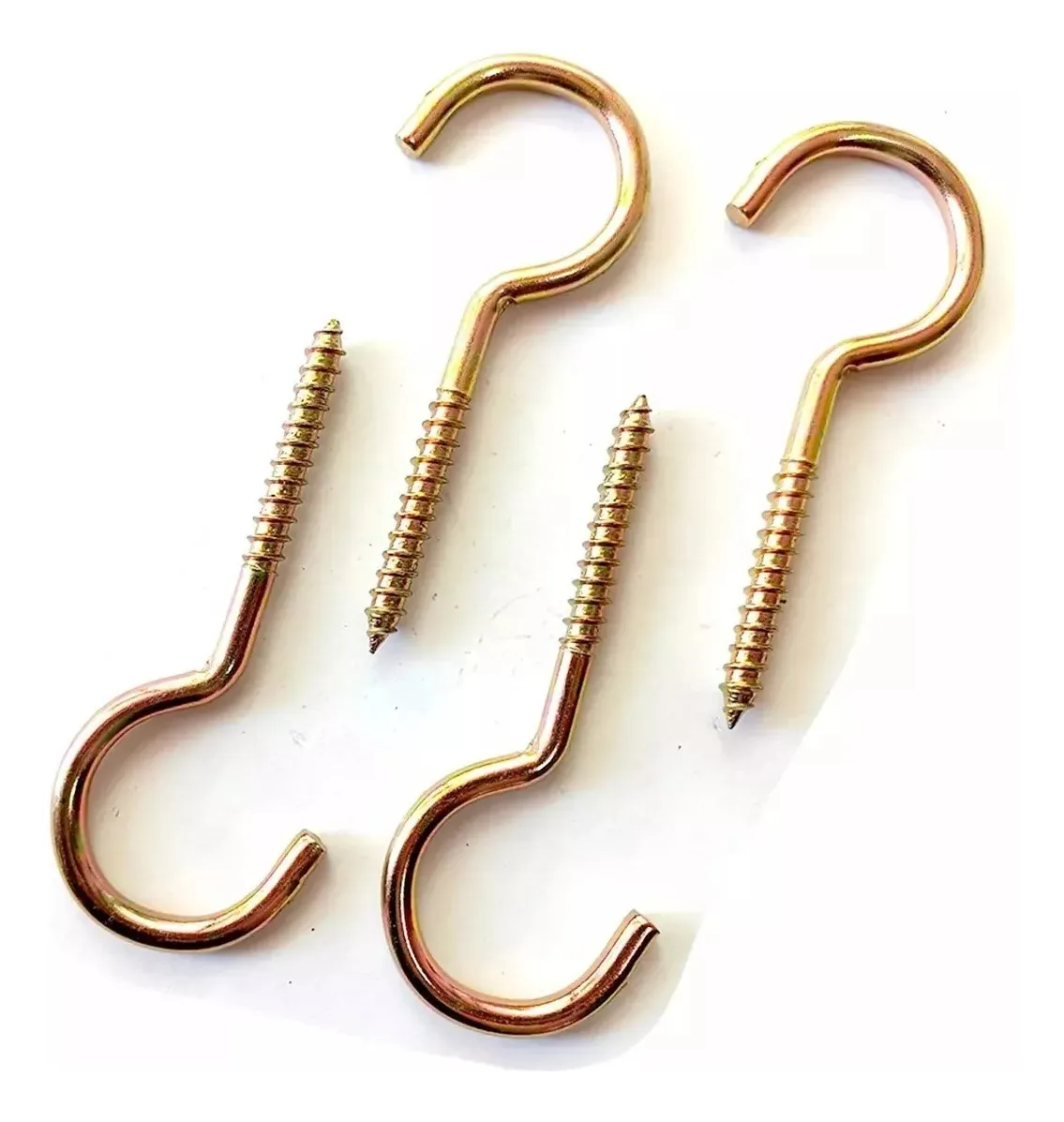 CANCAMO ABIERTO #6 DE 50MM TORNILLO GANCHO PERNO OJO 144 PCS - 2