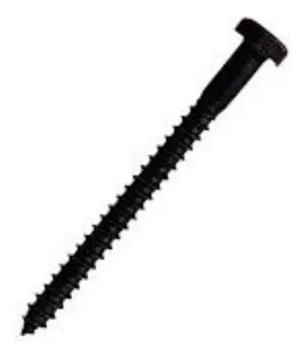 TIRAFONDO CABEZA HEX. PAVONADO DE 1/4 X 2 1/2 - 100 UND - 1