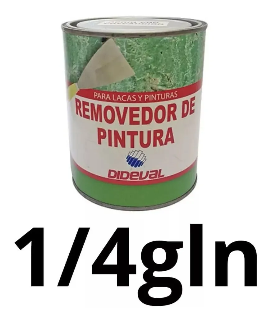 REMOVEDOR DE PINTURAS Y LACAS 1/4GLN DIDEVAL - 1
