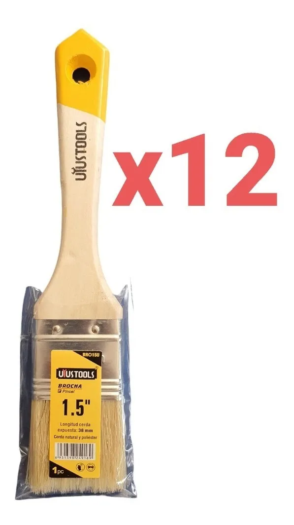 BROCHA 1.5 PULGADAS PACK 12 UND - 2