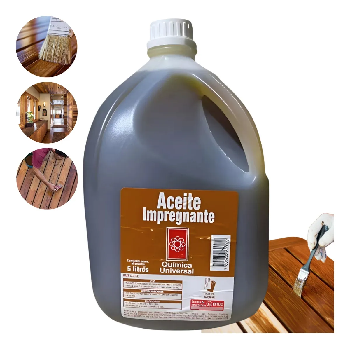 ACEITE IMPREGNANTE BIDON 5LT QUIMICA UNIVERSAL - 2