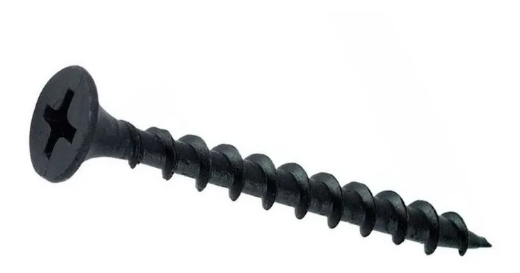 TORNILLO MADERA CRS 6 X 2 PULGADAS NEGRO - 500 UNIDADES - 1