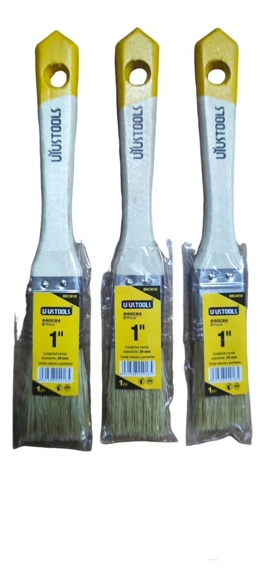 BROCHA 1 PULGADAS PACK 3 UND - 1