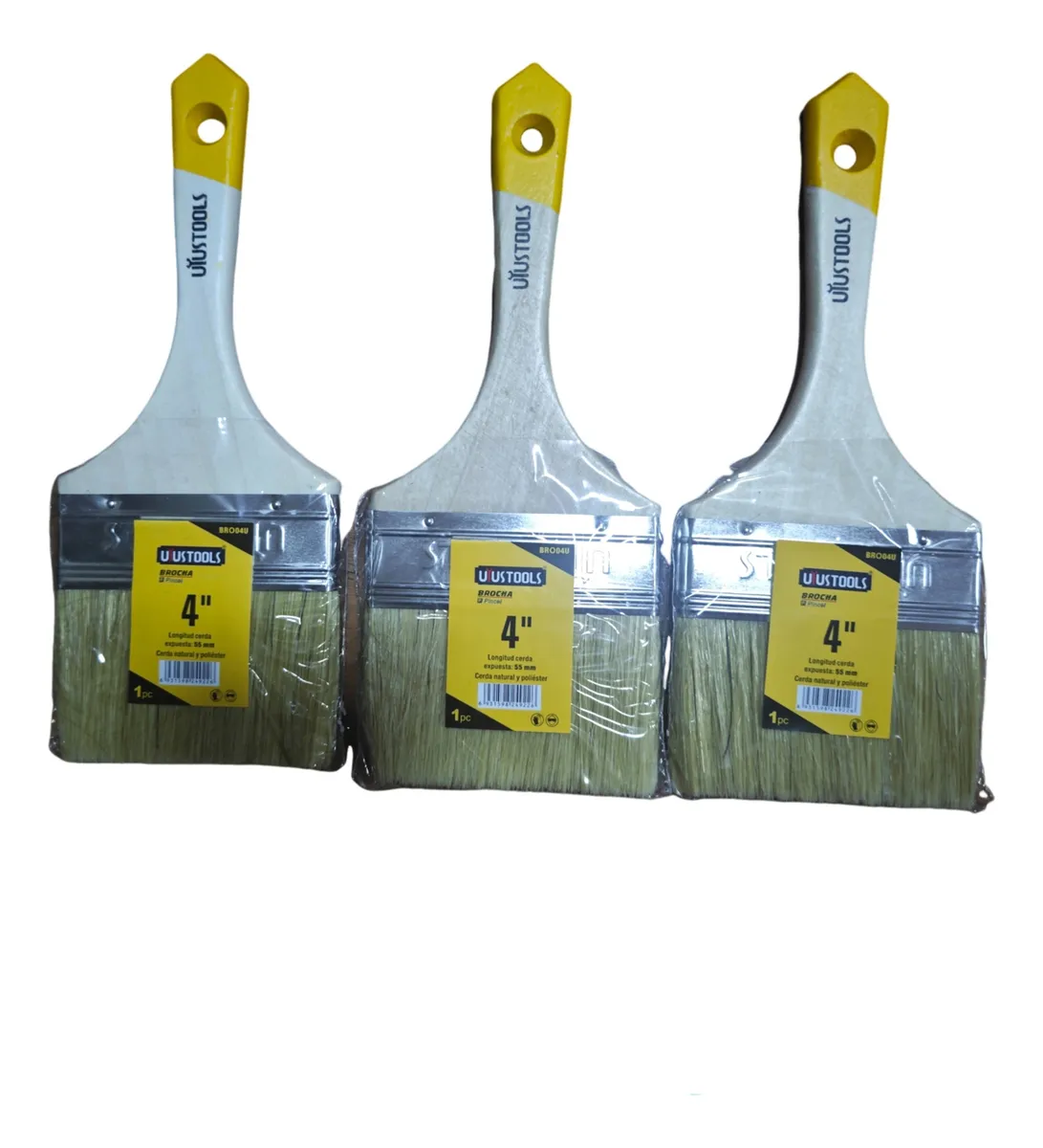 BROCHA 4 PULGADAS PACK 3 UND - 1