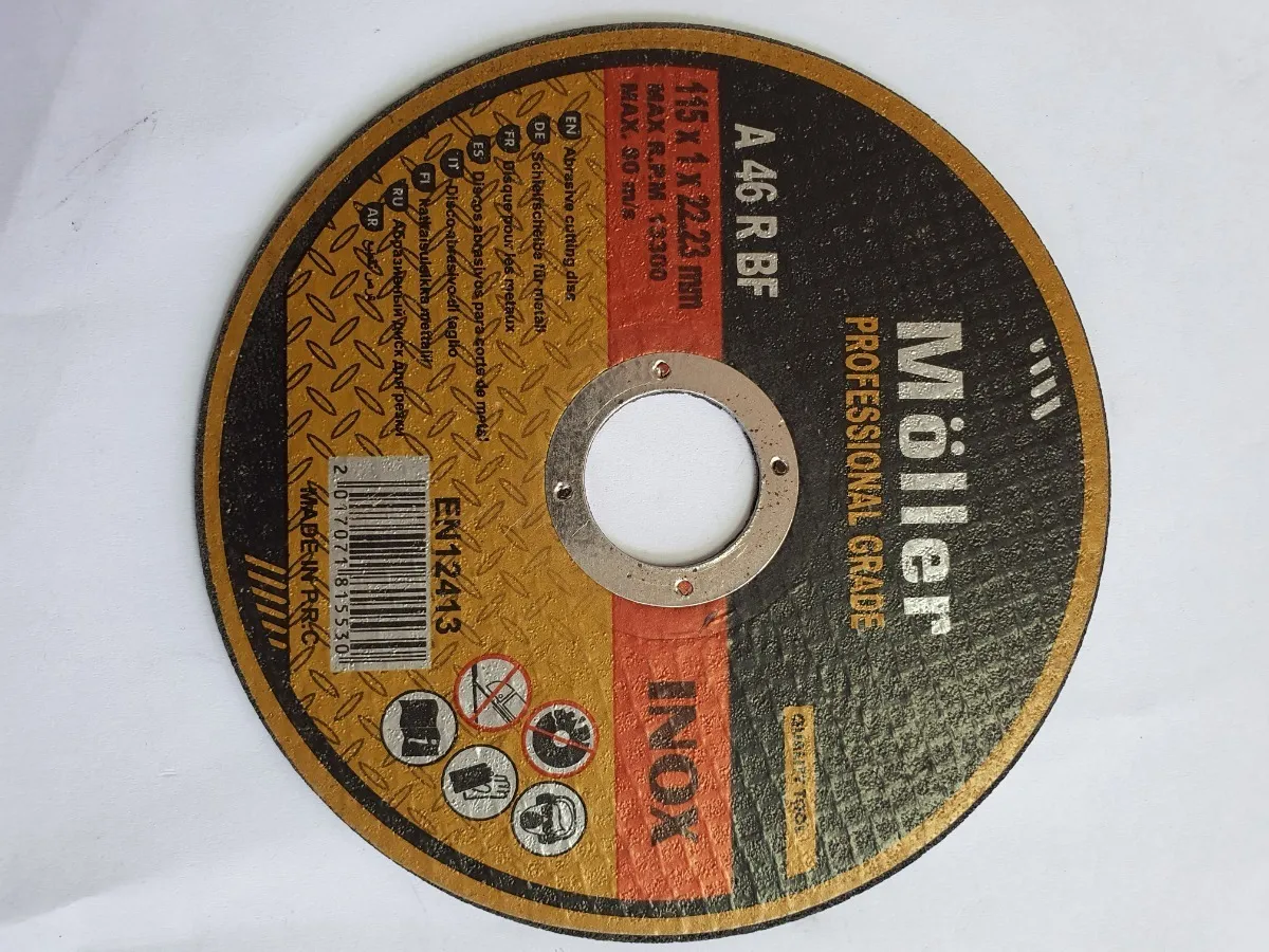 DISCO DE CORTE METAL 4.1/2 X 1MM PACK 10 UND - 1