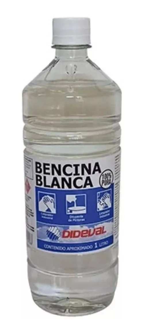 BENCINA EN COLOR BLANCO 1 LITRO DIDEVAL PACK 2 UNIDADES - 2