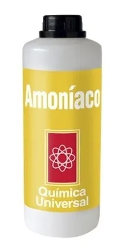 AMONIACO LIQUIDO BOTELLA 1 LITRO QUIMICA UNIVERSAL - 1