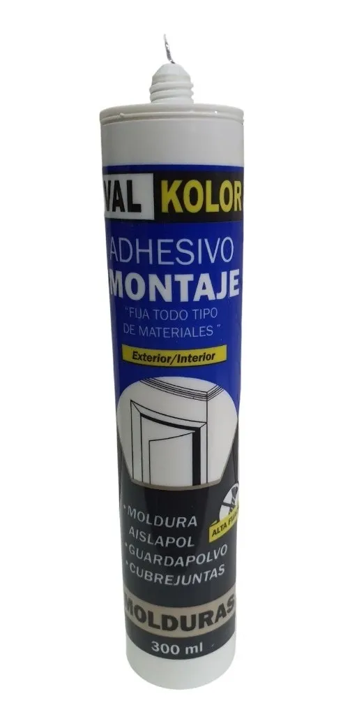 ADHESIVO DE MONTAJE TRANSEX CARTUCHO 370G BLANCA - 1