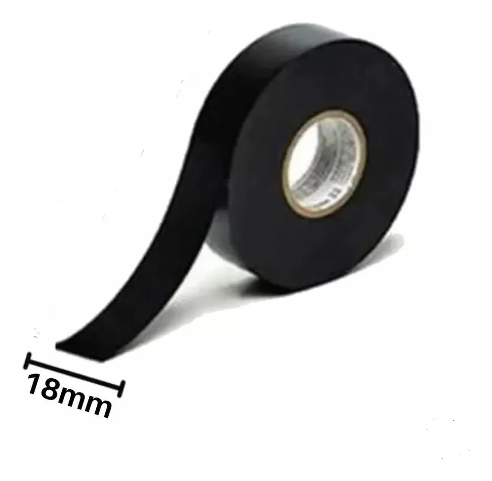 CINTA AISLANTE NEGRA 18MM X 10M EXTRA FUERTE/ RUNN COLOR NEGRO - 5