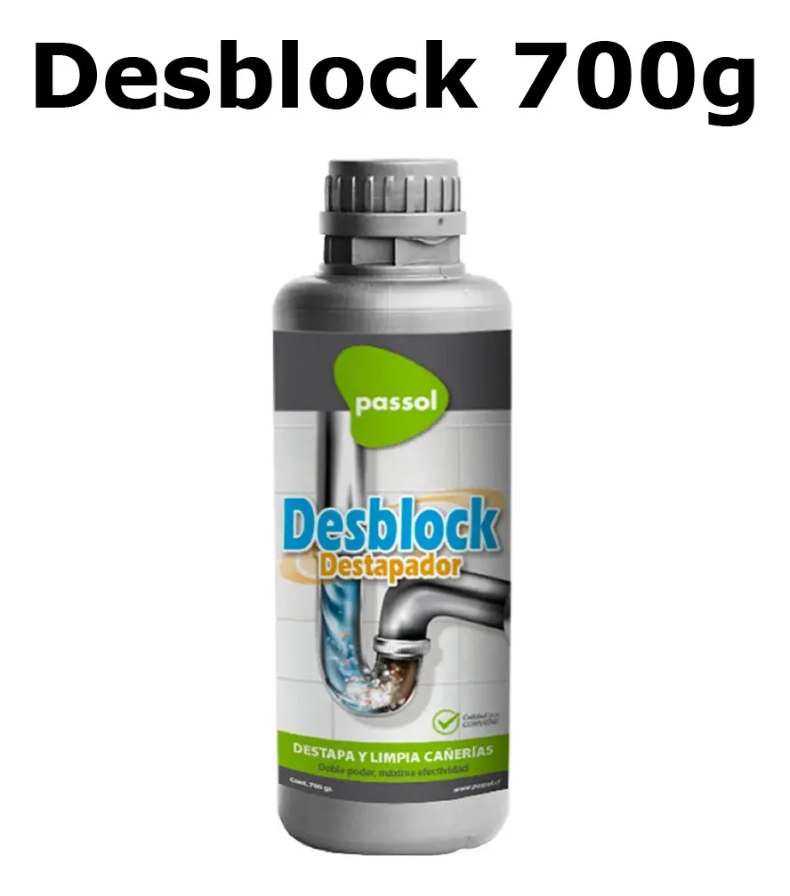 DESTAPADOR CAÑERIAS 700GR DESBLOCK PASSOL - 2