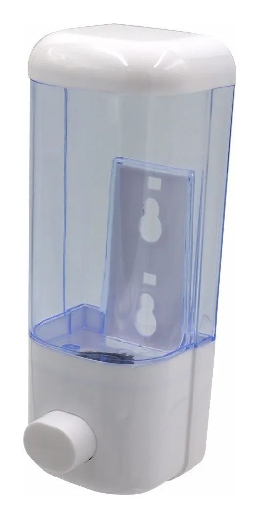 DISPENSADOR JABON GEL LÍQUIDO DESINFECTANTE SHAMPOO COLOR TRANSPARENTE - 1
