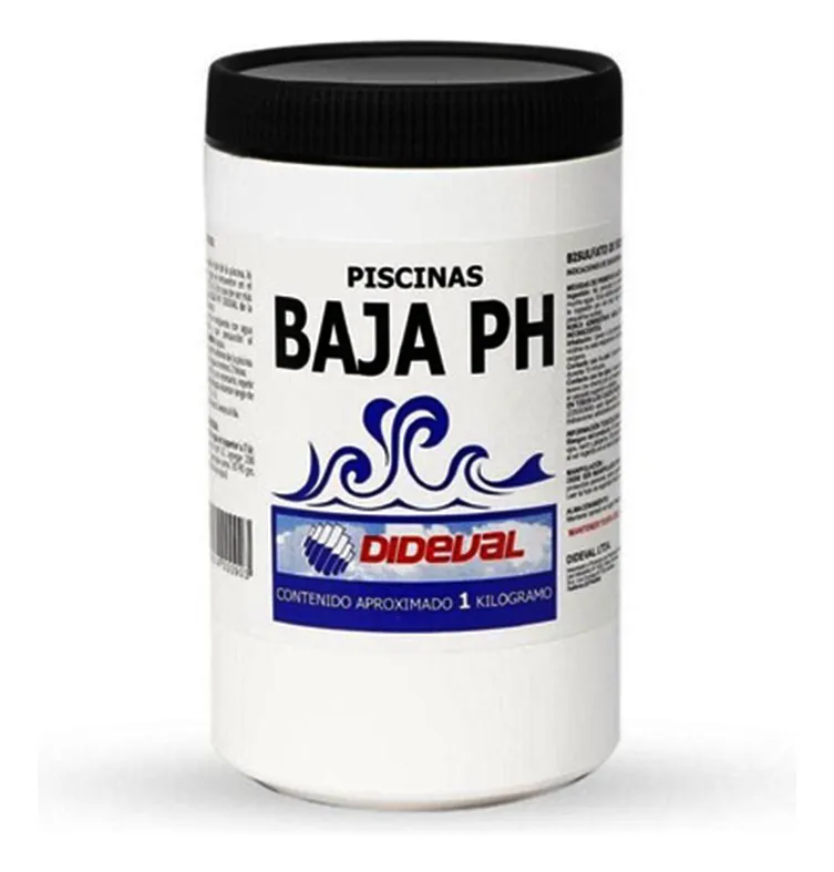 BAJA PH PARA PISCINA 1KG BISULFATO DE SODIO DIDEVAL - 2