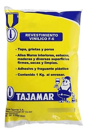 PASTA MURO INTERIOR 1 KILO F-6 TERMINACIÓN BLANCA - 1