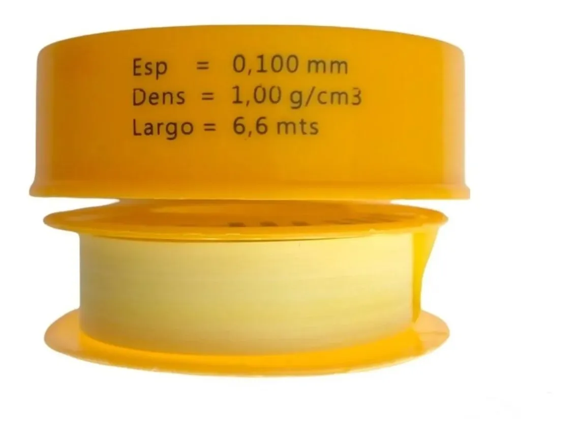 PACK 10 UNIDADES TEFLÓN 1/2 6.6MT AMARILLO GAS - 3