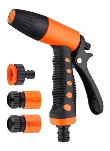 SET PISTOLA RIEGO JARDIN, ADAPTADORES MANGUERA ALTA PRESIÓN - 1