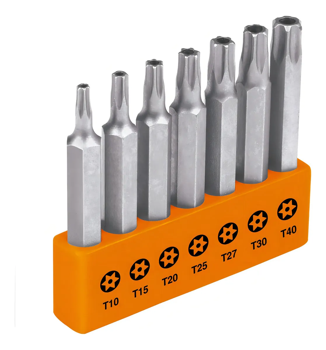 JUEGO 7 PUNTAS TORX 2 PLG TRUPER - 1