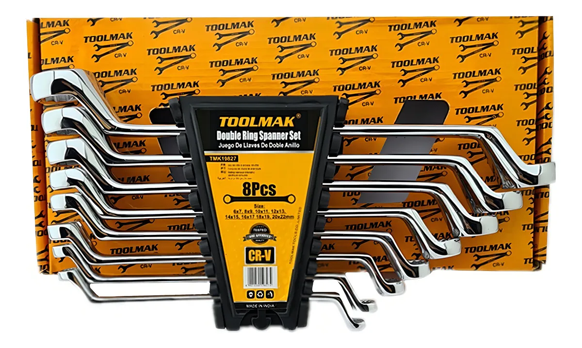 KIT SET JUEGO DE LLAVES CURVA CORONA - CORONA 8 PIEZAS TMK - 2