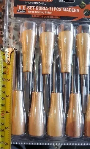 SET DE 11 GUBIAS PARA MADERA. MAKAWA - 2