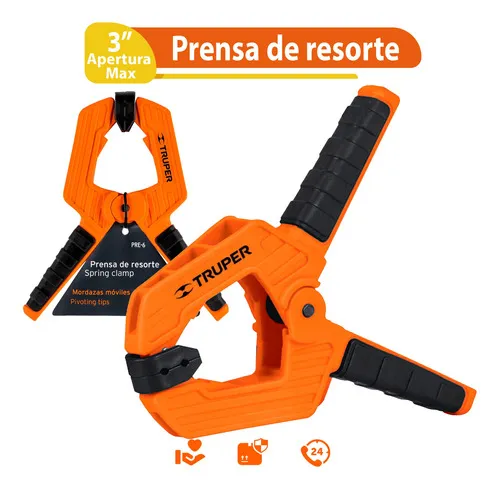 PRENSA DE RESORTE TRUPER FIJACION RAPIDA 6 PRE-6 - 2