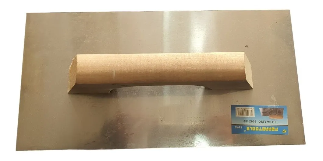 LLANA LISA PLATACHO 300X150MM PARA YESO CEMENTO ALBAÑIL - 1