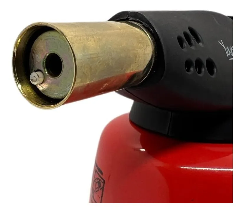 SOPLETE A GAS METALICO YANES PROF 200 PLUS CON 2 CARTUCHOS - 2