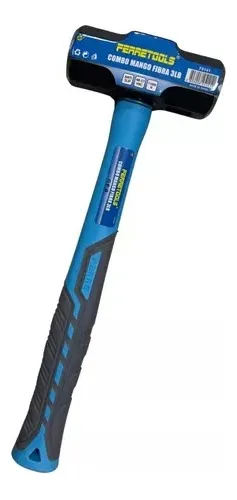 COMBO MARTILLO MAZO 3 LIBRAS 35CM MANGO FIBRA F5141 - 1